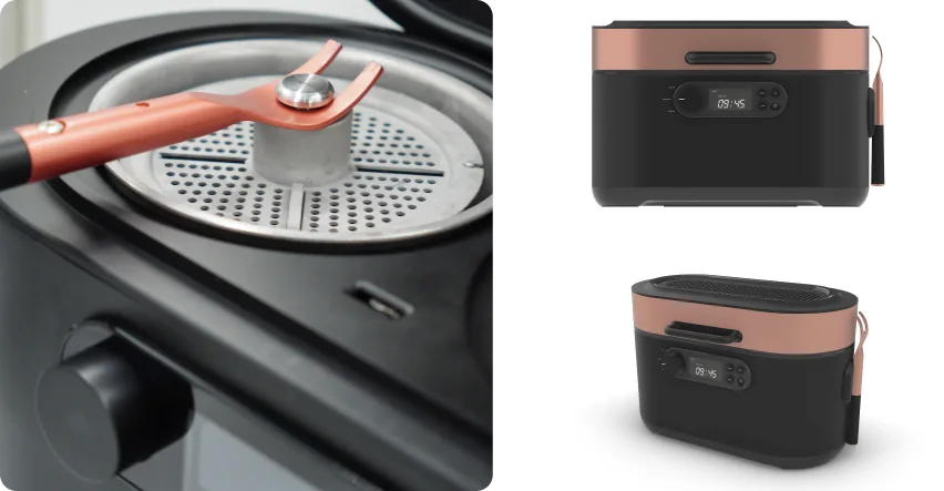 Deep Fry Coffee Roaster-shark-design-case-study